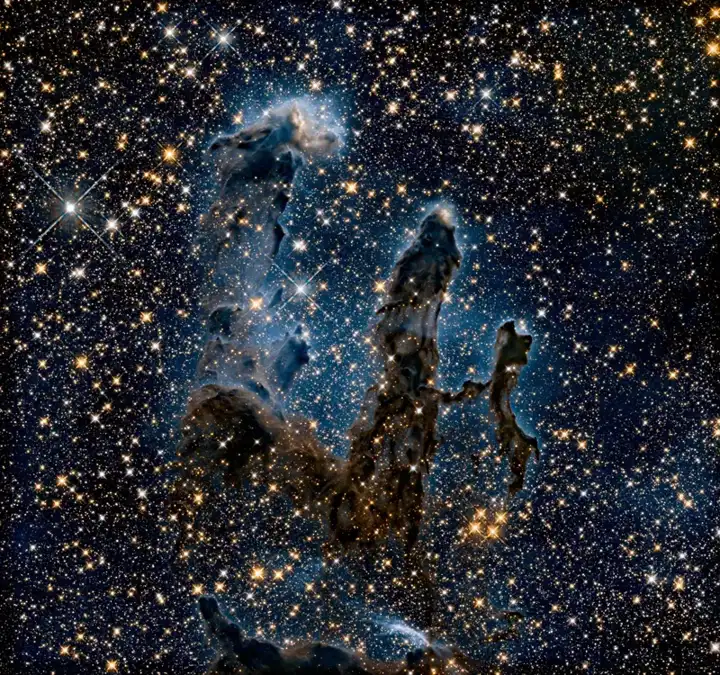 Pillars of Creation, NASA photo used in Starvard Astronomy 101
