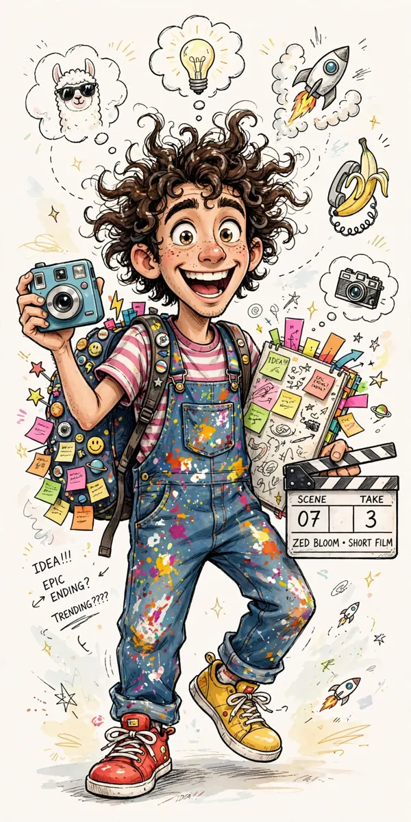 Zed Bloom, the original zany sketch