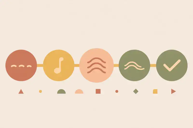 A finished song timeline, complete from intro to outro