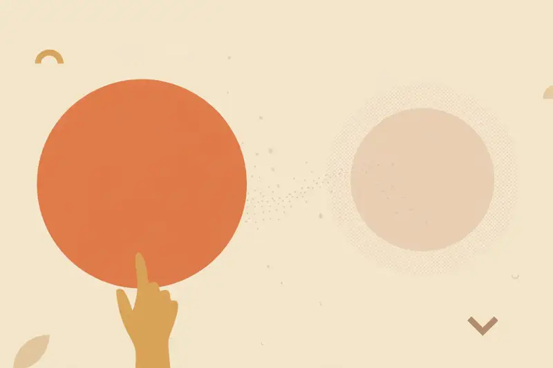An hourglass with sand falling, calm and simple