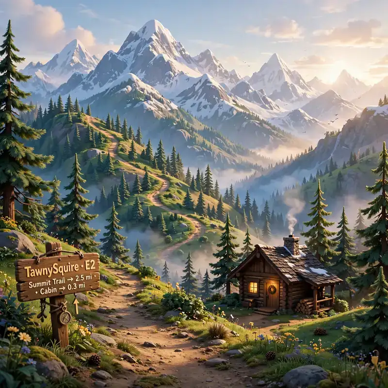 Mountains near TawnySquire